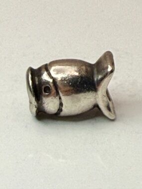 Retired Pandora Silver Fish Charm 925 ALE Rare Early Animal Bead 790113